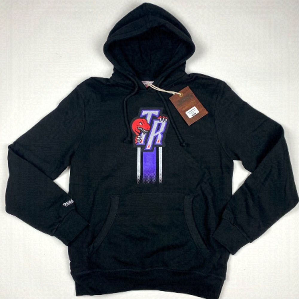 NEW Toronto Raptors Mitchell & Ness Hoodie Mens Medium Black NBA Basketball
